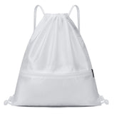 Lightweight Sports Backpack, Water Resistant Nylon Gym Bag with Adjustable Shoulder Strap for Hiking, Fitness, Travel and Daily Use - White In Australia - Darrahopens