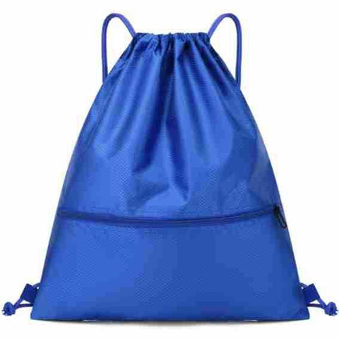 Lightweight Sports Backpack, Water Resistant Nylon Gym Bag with Adjustable Shoulder Strap for Hiking, Fitness, Travel and Daily Use - Royal Blue