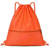 Lightweight Sports Backpack, Water Resistant Nylon Gym Bag with Adjustable Shoulder Strap for Hiking, Fitness, Travel and Daily Use - Orange In Australia - Darrahopens