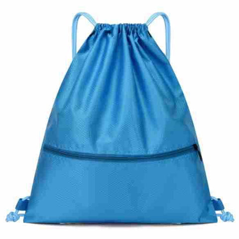 Lightweight Sports Backpack, Water Resistant Nylon Gym Bag with Adjustable Shoulder Strap for Hiking, Fitness, Travel and Daily Use - Blue In Australia - Darrahopens