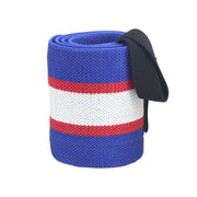 1Pc Adjustable Wrist Wraps for Weightlifting, Gym Training Wrist Support Straps for Men & Women, Fitness Strength Training Accessories - Blue Multicolor