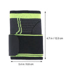 Adjustable Compression Wrist Support Brace, Breathable Wrist Wrap for Running, Gym, Weightlifting, Tennis & Sports Training - L