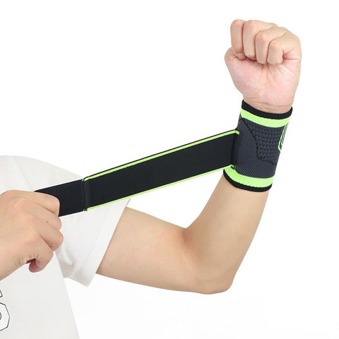Adjustable Compression Wrist Support Brace, Breathable Wrist Wrap for Running, Gym, Weightlifting, Tennis & Sports Training - XL