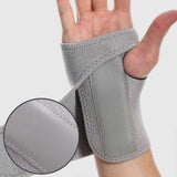 Steel Support Wrist Wraps with Adjustable Strap, Weightlifting Wrist Support for Gym, Fitness Training, Powerlifting & Sports - Black