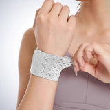 Elastic Wrist Support Wraps, Breathable Wrist Brace for Gym, Weightlifting, Fitness Training, Cycling & Sports - Black