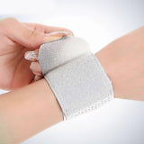 Elastic Wrist Support Wraps, Breathable Wrist Brace for Gym, Weightlifting, Fitness Training, Cycling & Sports - Gray