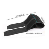Compression Wrist Support Straps, Adjustable Wrist Wrap Brace for Gym, Tennis, Golf, Fitness & Sports Training - Black