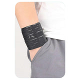 Compression Wrist Support Straps, Adjustable Wrist Wrap Brace for Gym, Tennis, Golf, Fitness & Sports Training - Black