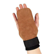 Weightlifting Wrist Hand Grips Leather Palm Protection With Padded Wrist Wrap