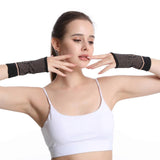 Breathable Wrist Support Coppers Wrist Compression Sleeves Knitted Wrist Brace Gym Wristband for Workout Basketball - M In Australia - Darrahopens
