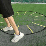 Agility ladder for speed training - 12 Grid Round exercise equipment for sports