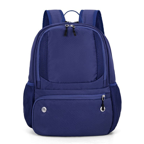 Basketball Training Backpack with Separate Shoe Compartment Sports Equipment Bag - Dark Blue