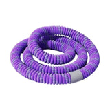 Weighted Exercise Hoop, Hoop Training Quiet Workout Sports Equipment Portable - Purple In Australia - Darrahopens