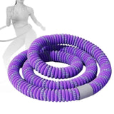 Weighted Exercise Hoop, Hoop Training Quiet Workout Sports Equipment Portable - Purple In Australia - Darrahopens