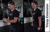 Tricep Rope for Cable Machine Strength Training, Spiral Design, Sports Equipment In Australia - Darrahopens