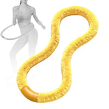 Fitness Hoop Hoop 1.5kg Training Workout Sports Equipment Abdomen for Office - Yellow In Australia - Darrahopens