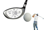 100Pcs Golf Impact Tape Set Club Impact Stickers for Woods Irons Putters