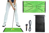 Darrahopens Sports & Fitness > Golf > Golf Training Aids Golf Swing Training Mat for Practice