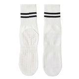 Women's Cotton Grip Yoga Socks Non Slip Pilates Socks Fitness Dance Workout Sports Socks White In Australia - Darrahopens