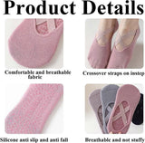4 Pairs Yoga Socks Pilates Socks for Women Girls Non Slip for Yoga Pilates Dance Fitness