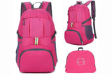 30L Ultra Lightweight Foldable Waterproof Backpack Travel Camping Hiking Outdoor Sports Bag - Purple