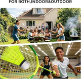 Durable Nylon Badminton Shuttlecocks Indoor Outdoor Training Recreational Yellow 12 Pack