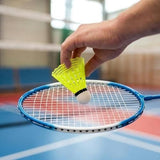 Durable Nylon Badminton Shuttlecocks Indoor Outdoor Training Recreational Yellow 12 Pack