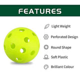 20 Pack Green 9 Inch Soft Training Baseballs Lightweight Hollow Airflow