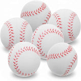 Soft PU Training Baseball 6Pcs Indoor Lightweight Pract Sports Ball Set