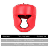 Kickboxing Head Gear for Adults/ MMA Training Spng Maal Arts Boxing Helmet - Blue L