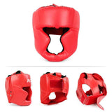 Kickboxing Head Gear for Adults/ MMA Training Spng Maal Arts Boxing Helmet - Red S