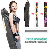 1pc Rubber Skipping Rope Mat 90x120cm Non-Slip Oval Anti-Wear Floor Mat