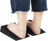 2 Pack Black EVA Foam Wedge Set for Yoga Calf Stretch Squat Incline Plate 9x6x2in