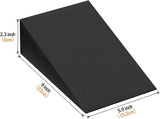 2 Pack Black EVA Foam Wedge Set for Yoga Calf Stretch Squat Incline Plate 9x6x2in