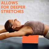 2Pcs Light EVA Yoga Block Stretching Training Brick Light Blue