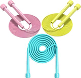 3Pcs Speed Jumping Rope Pink Blue Yellow 2.8m Professional Men Women Fitness Skipping Rope Portable