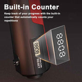 Adjustable electronic counting hand gripper hand strength training hand gripper 5-100KG adjustable gray red [mechanical counter]