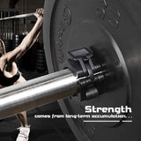 Barbell Clamps Black 2 Inch Quick Release Weight Bar Collars 1 Pair