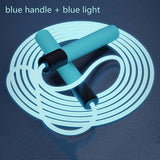 Glowing Skipping Rope Blue 2.8m Jump Rope 160g