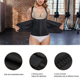 Waist Trainer Vest For Women Corset Trimmer Belt Slimming Body Shaper Tummy Control Cincher - L