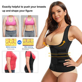 Waist Trainer Vest For Women Corset Trimmer Belt Slimming Body Shaper Tummy Control Cincher - L