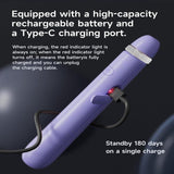 LED Light-Up Jump Rope for Boys Girls - Adjustable Glow-in-the-Dark Skipping Rope Purple