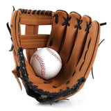 Left Hand Baseball Softball Glove, Training Beginner Mitt for Youth and Adult Players - S