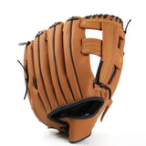 Left Hand Baseball Softball Glove, Training Beginner Mitt for Youth and Adult Players - L