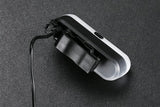 2Pcs Bike Tail Light 4 Modes Bike Rear Light Waterproof Bicycle Taillight-White