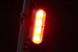 2Pcs Bike Tail Light 4 Modes Bike Rear Light Waterproof Bicycle Taillight-Red