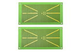 2Pcs Golf Training Mat For Swing Detection Golf Training Aid For Indoor Outdoor