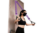 4 Tubes 4-in-1 Resistance Band Pedal Puller for Sit-Up Home Gym Yoga Pilates