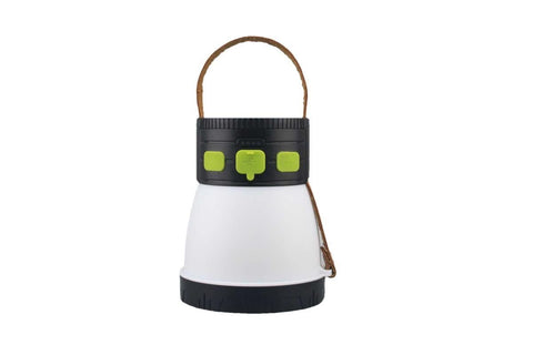 Solar Camping Lantern Rechargeable Outdoor LED Light with RGB Mood Lighting