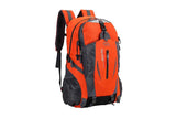 Water-resistant Hiking Backpack Travel Camping Nylon Outdoor Bag for Men and Women -Orange